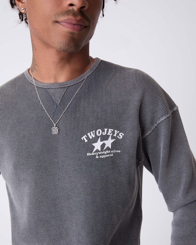 Antracita Basic Waffle Long Sleeve