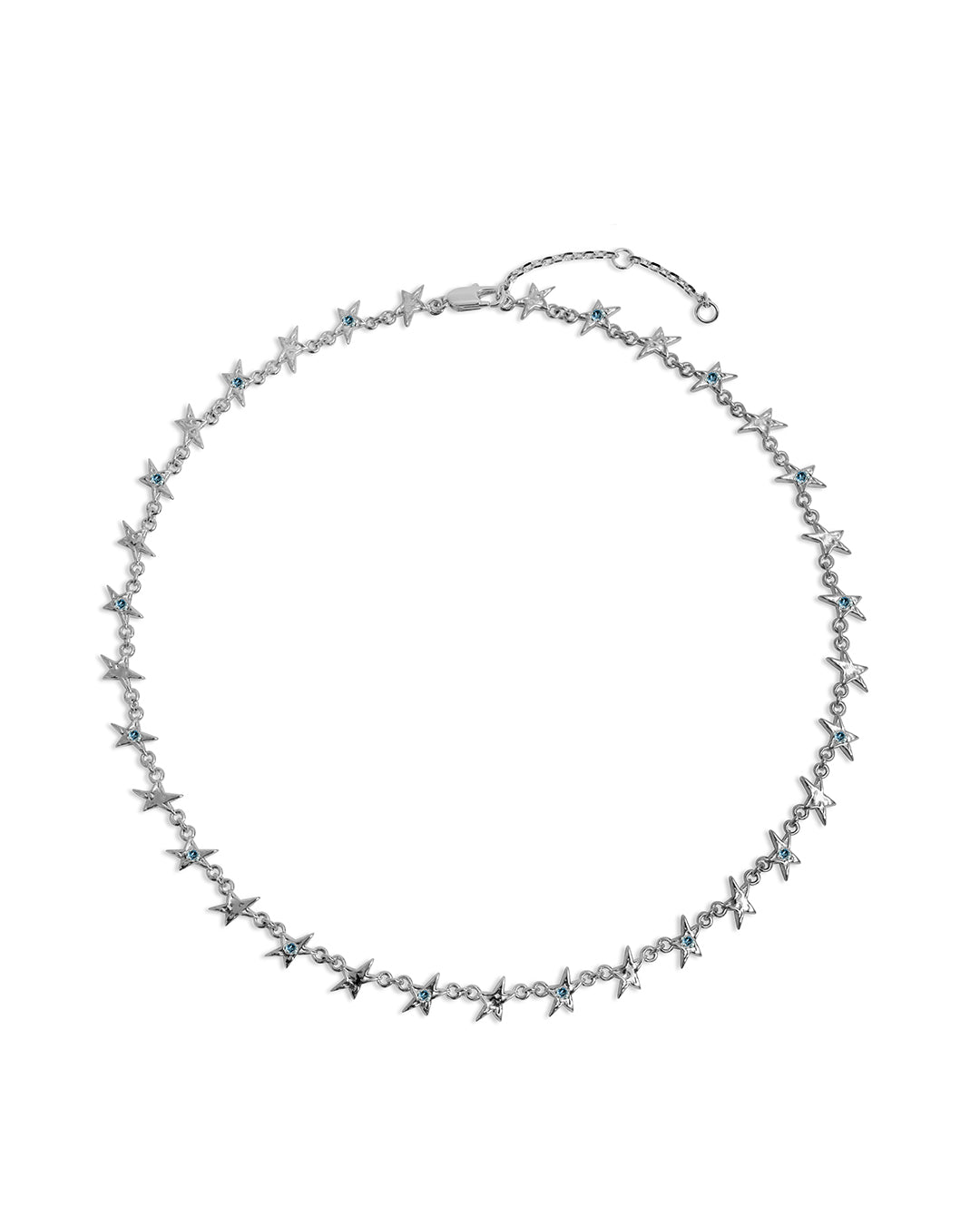 Organic Blue Stone Star Necklace – Twojeys