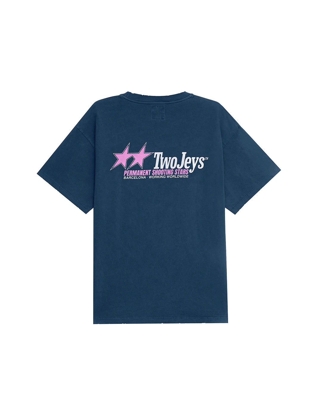 トップス ENNOY Electric Log TEE Navy L Logo Tee Navy – Twojeys