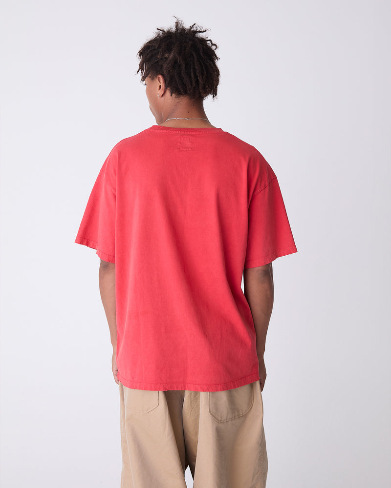 Red Graphic Stars Tee