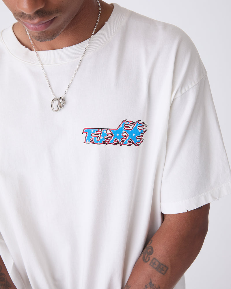 White Garage Tee