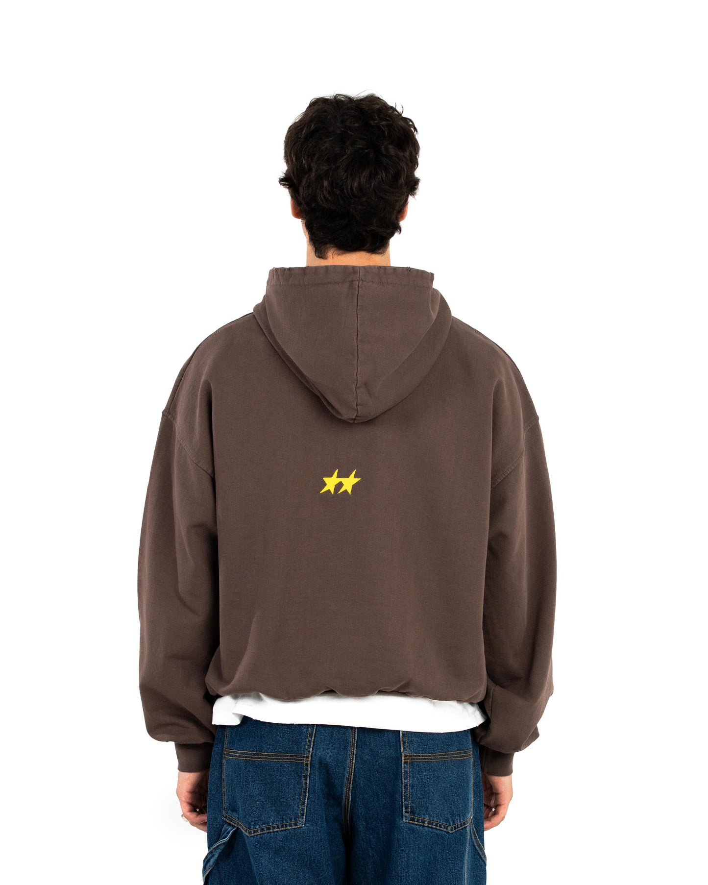 Icon Washed Brown Hoodie