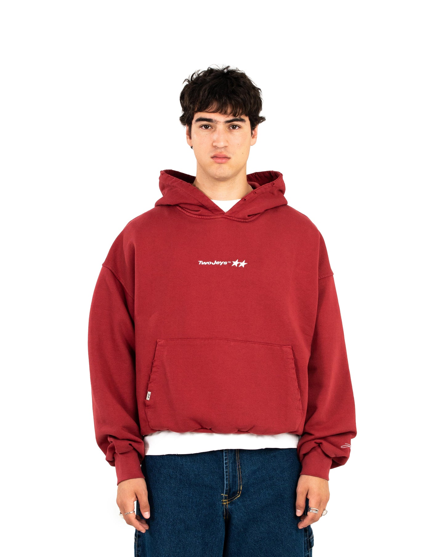 Icon Washed Red Hoodie