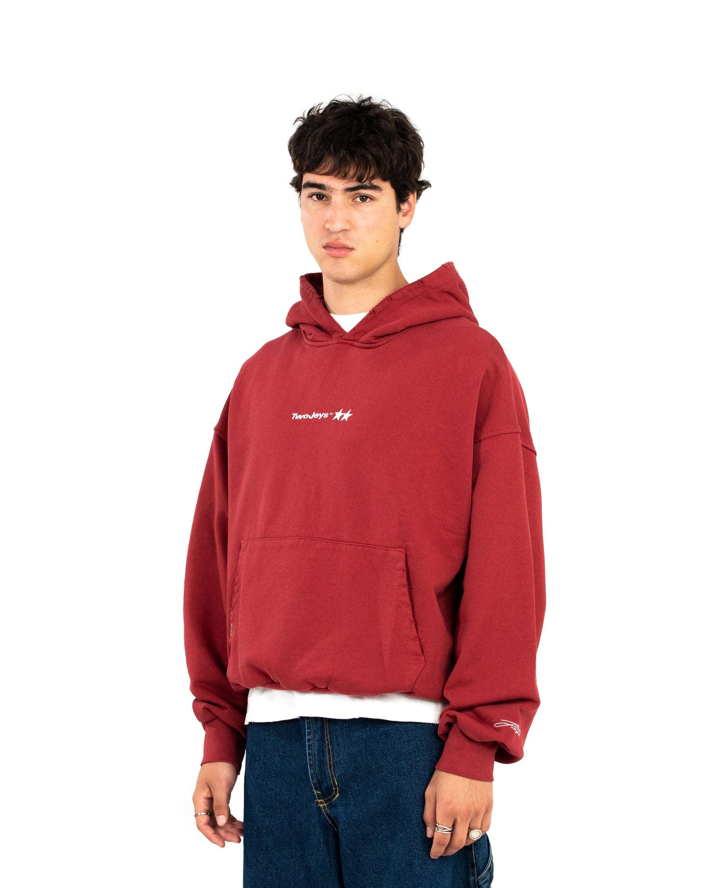 Icon Washed Red Hoodie