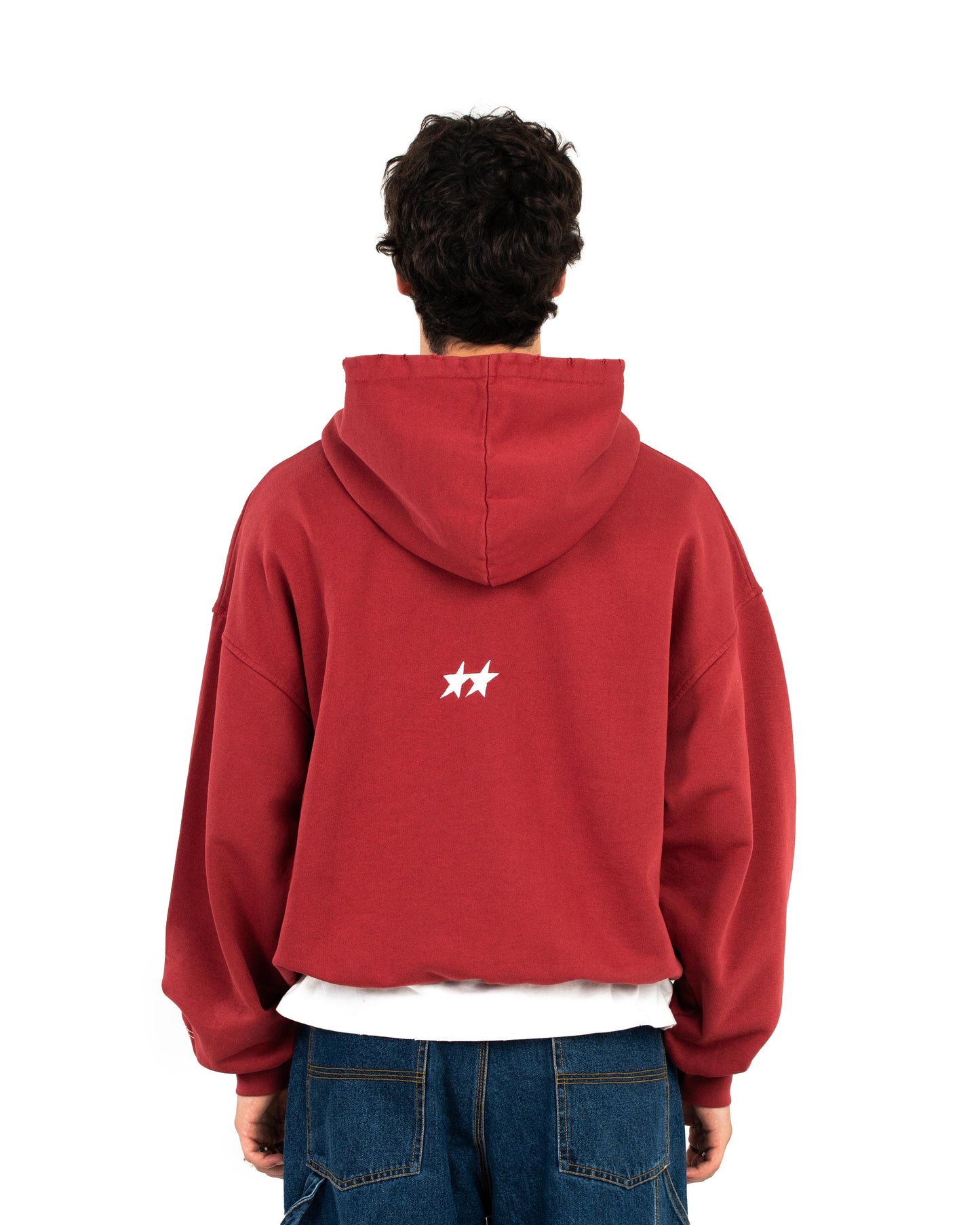 Icon Washed Red Hoodie