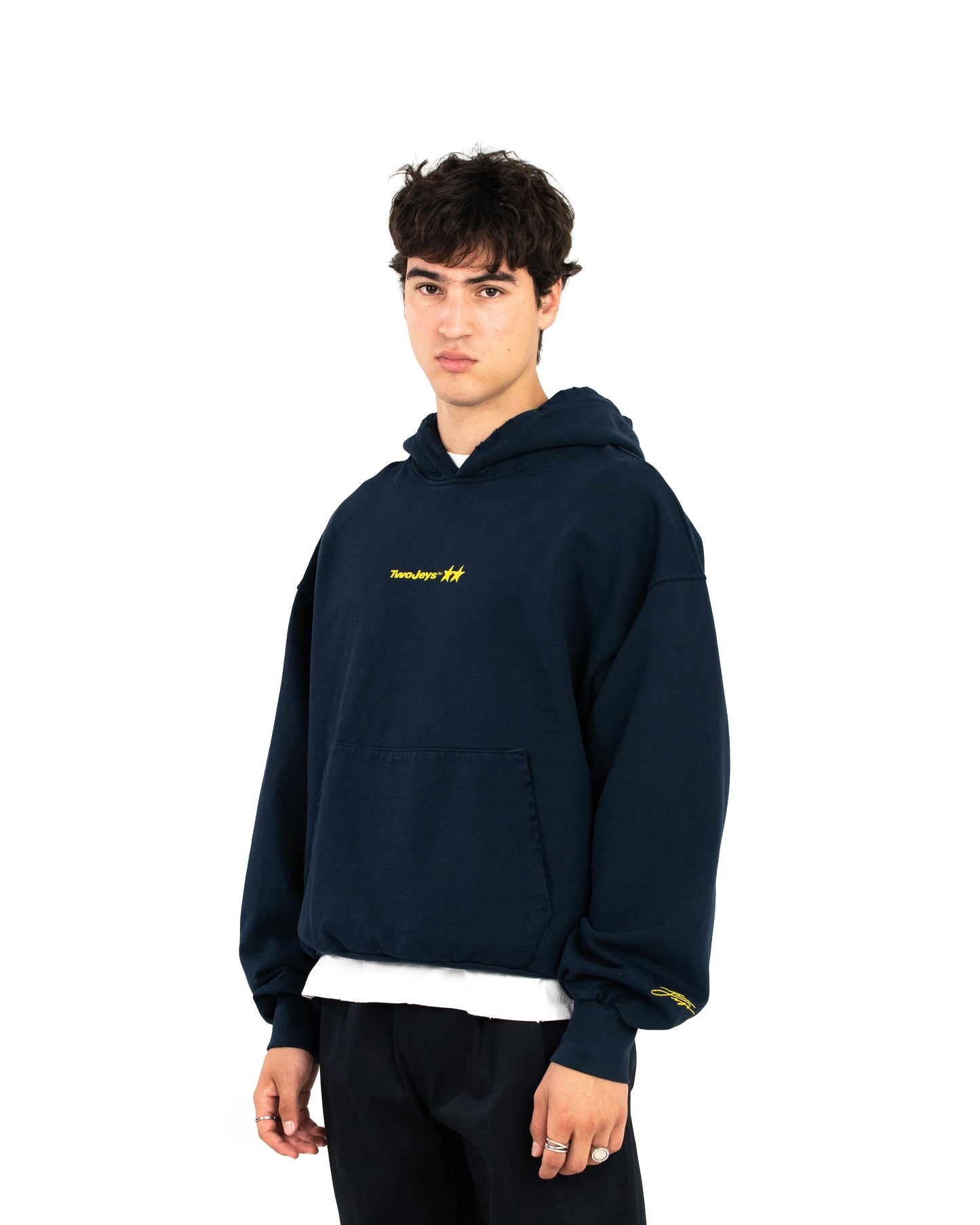 Icon Washed Navy Hoodie
