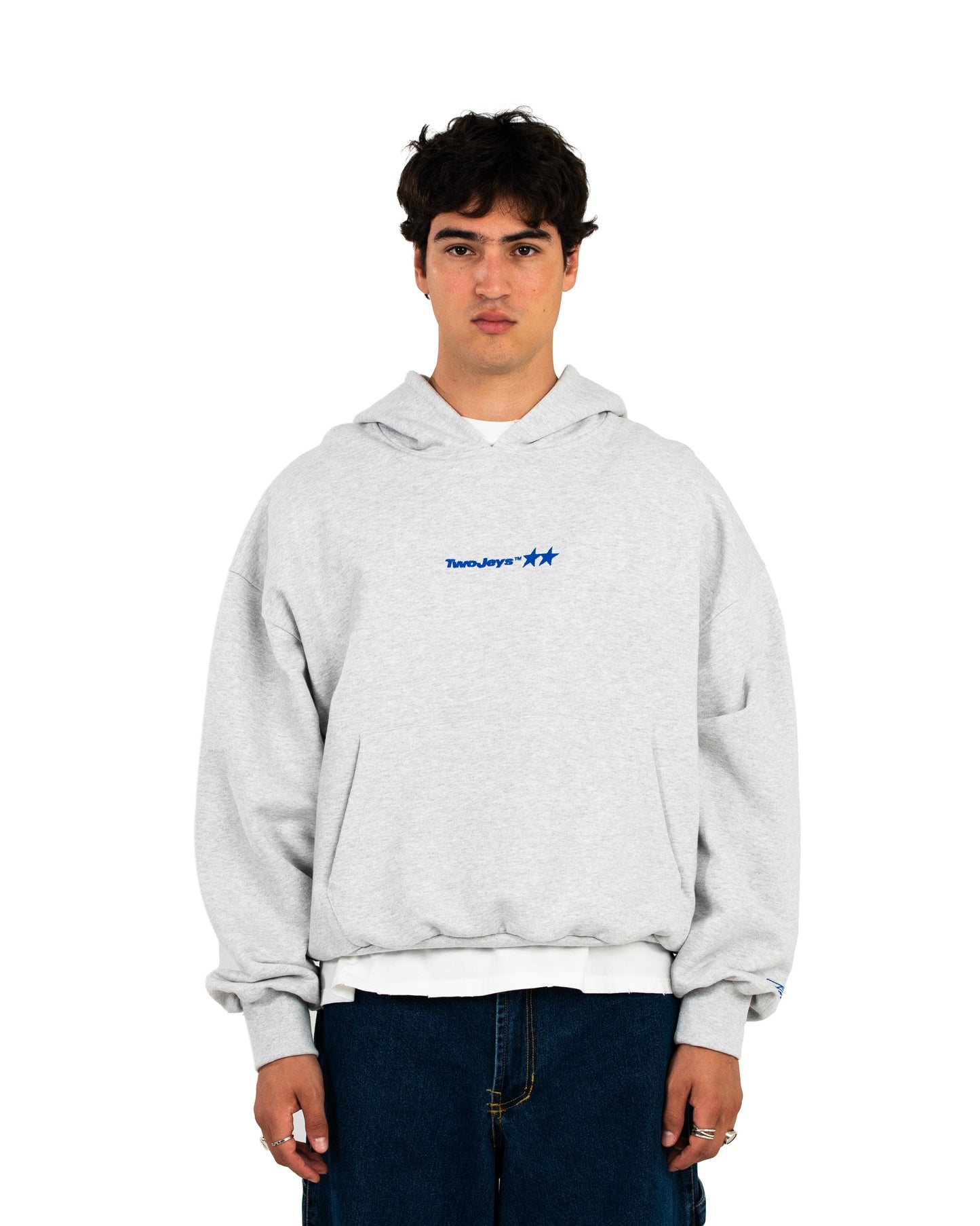 Icon Melange Grey Hoodie