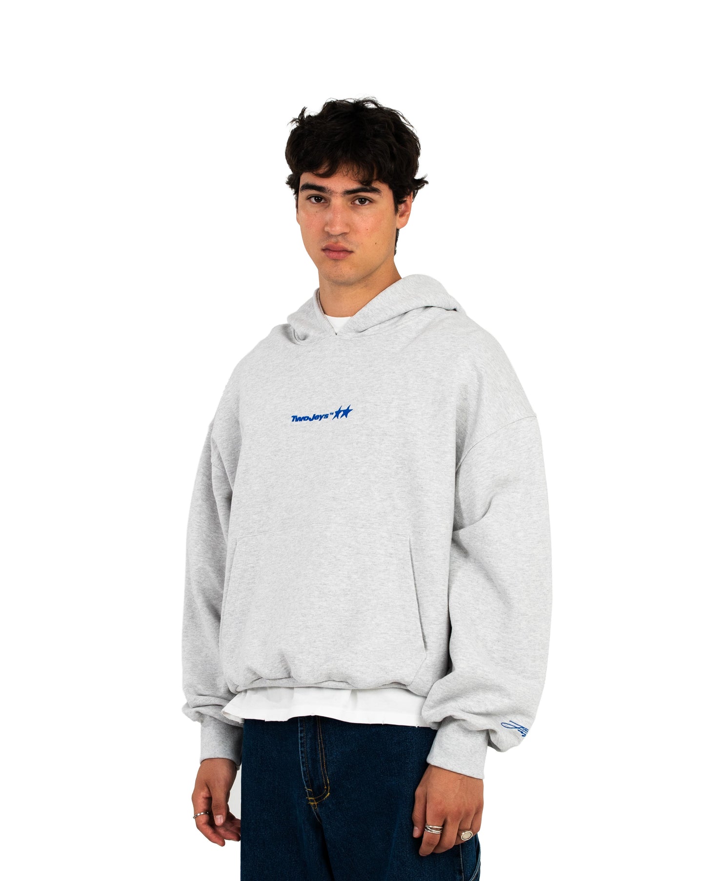 Icon Melange Grey Hoodie
