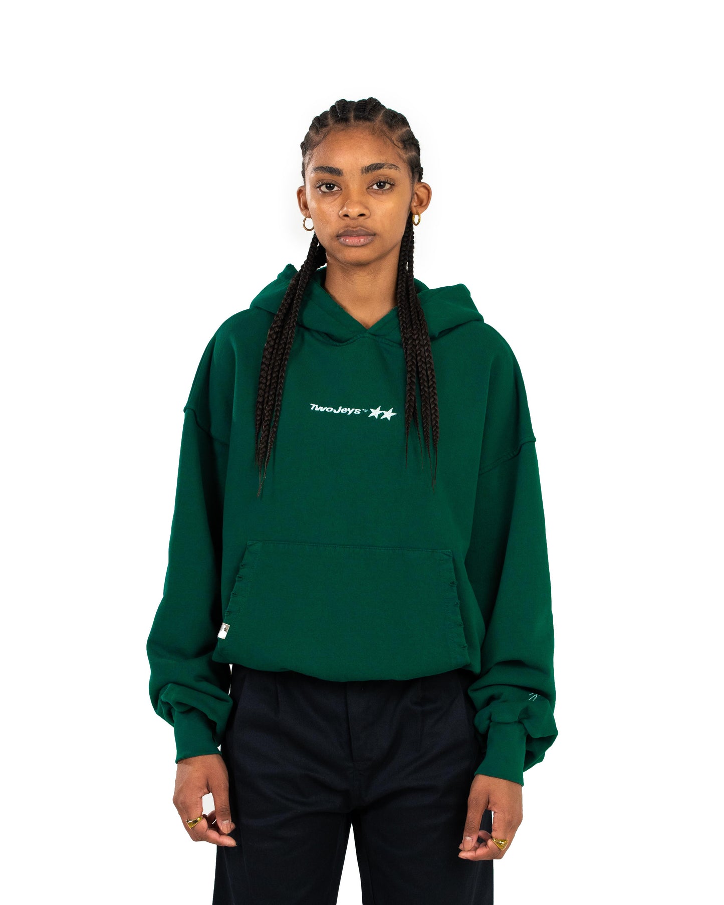 Icon Washed Pine Green Hoodie