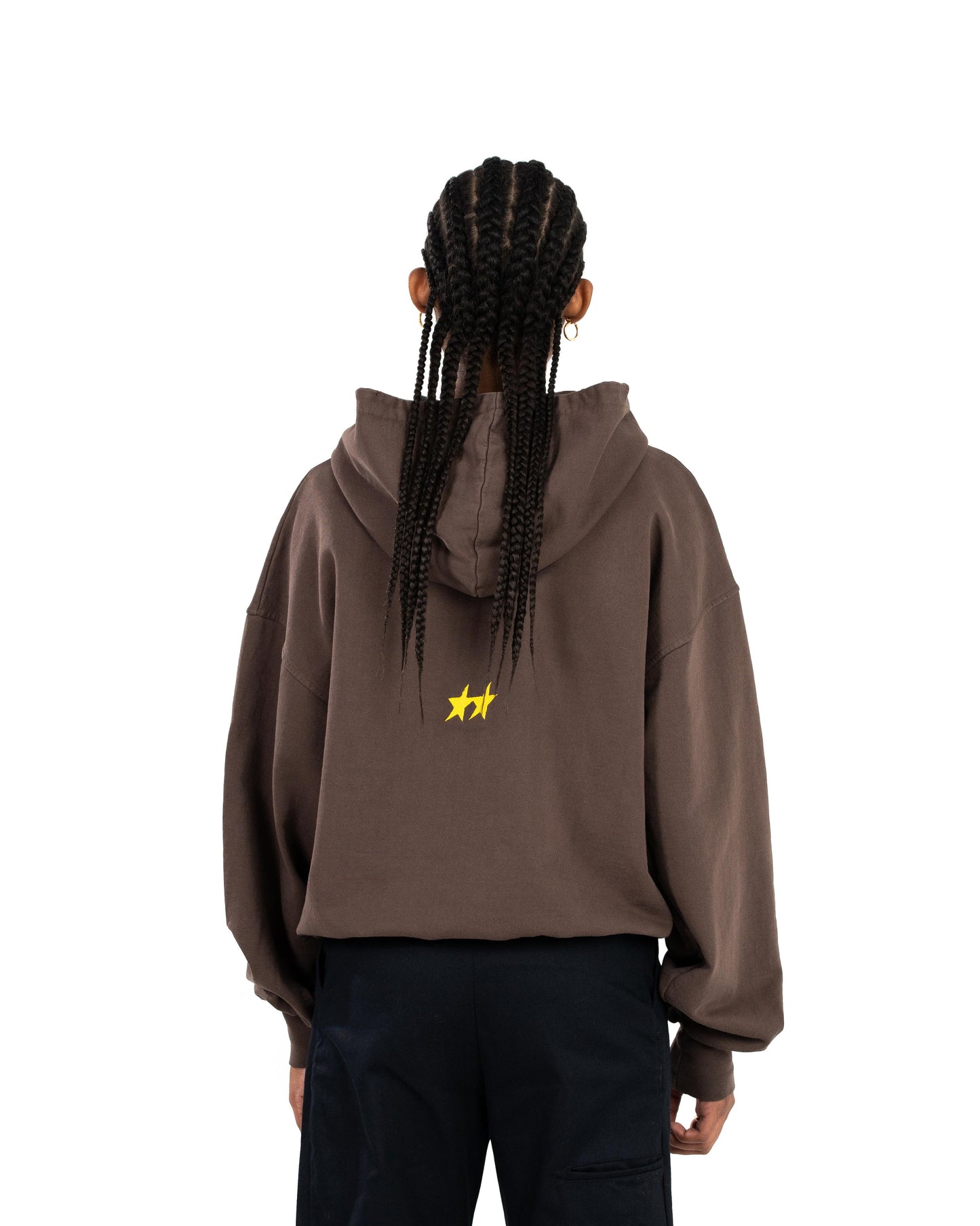 Icon Washed Brown Hoodie