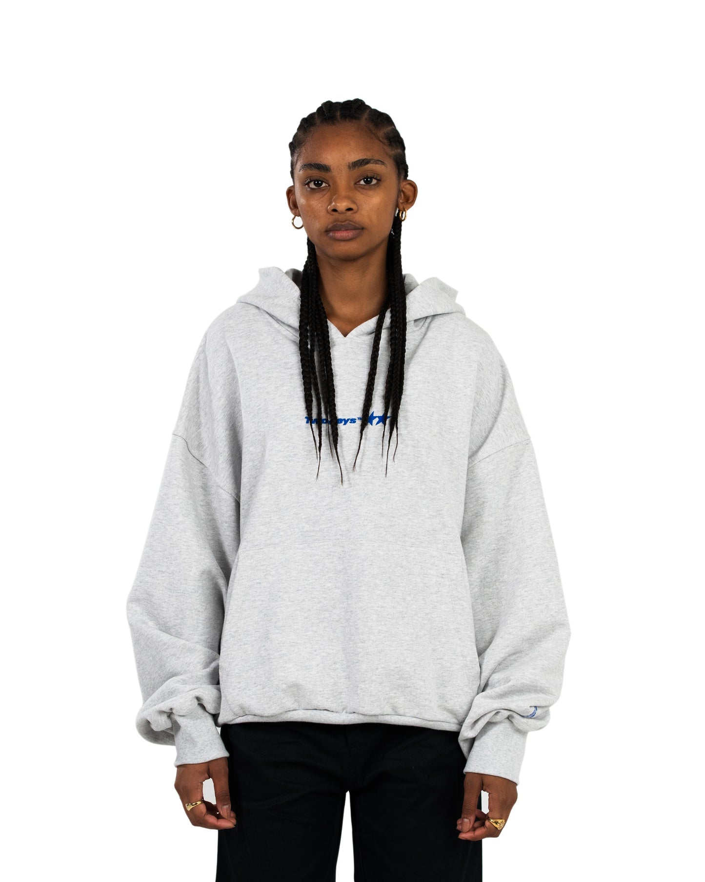 Icon Melange Grey Hoodie