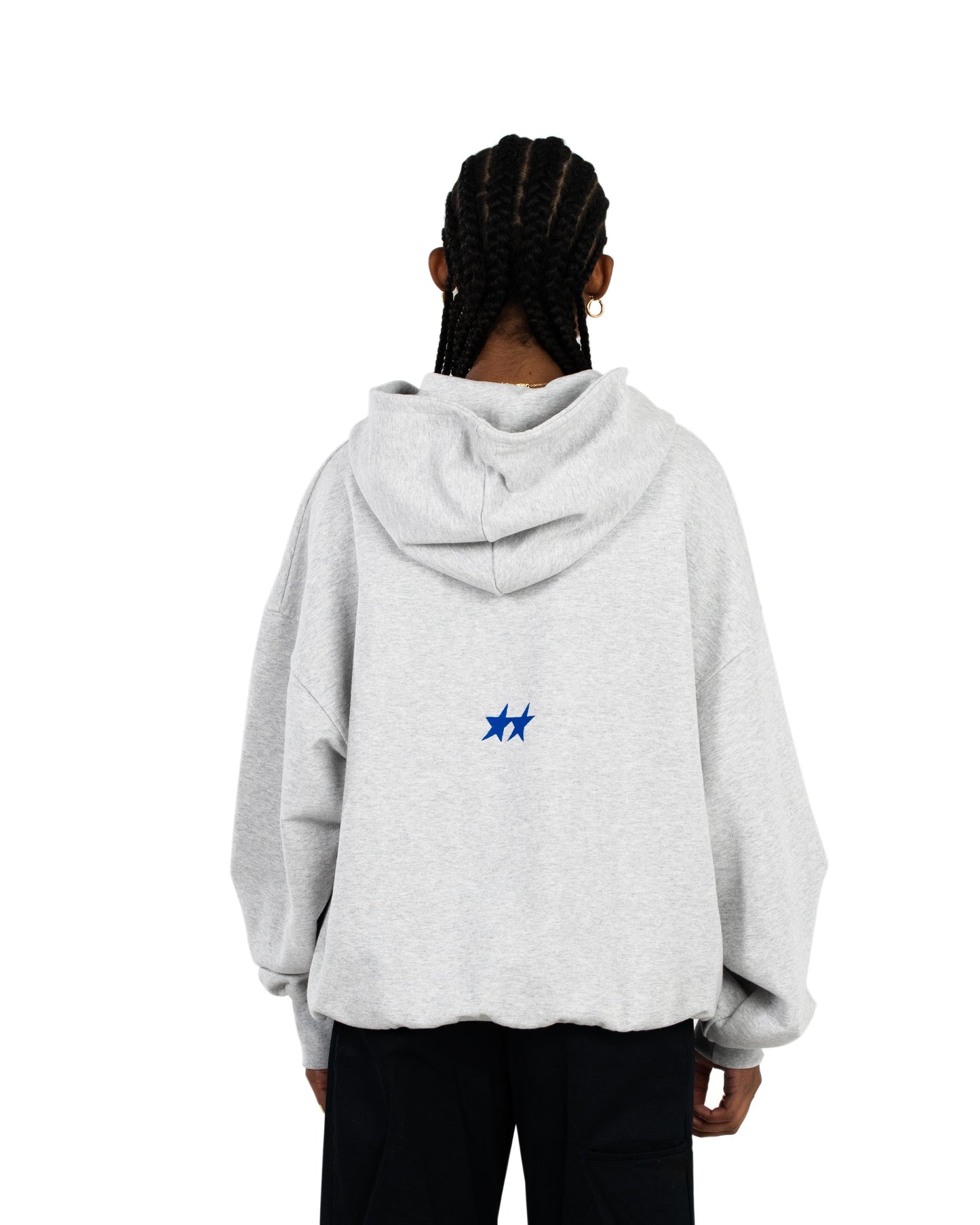 Icon Melange Grey Hoodie