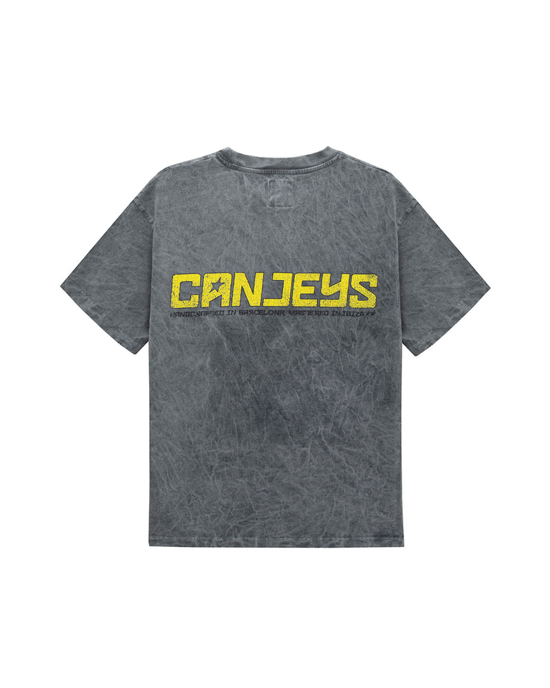 Can Jeys Washed Black T-Shirt