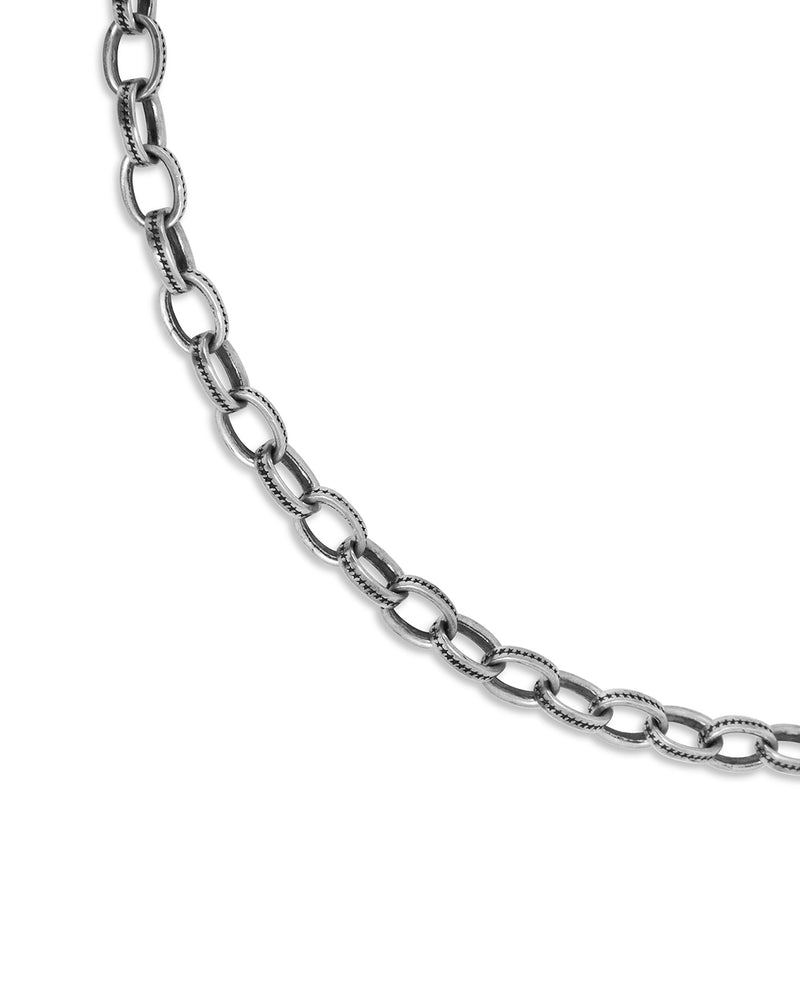 Mini Monogram Icon Link Necklace