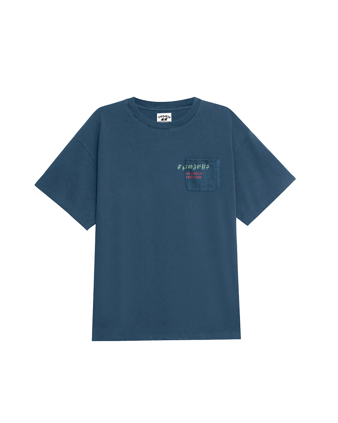 LA-BCN Tee Navy – Twojeys