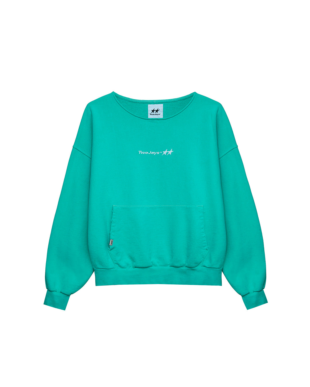 Icon Raw Cut Crewneck Jade Green – Twojeys