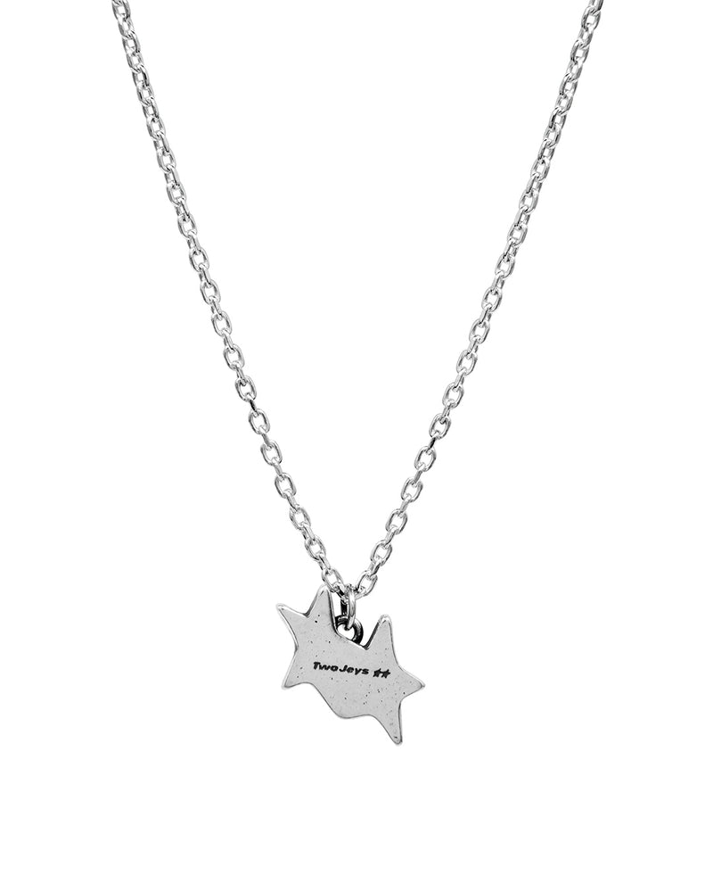 Tilted Enameled Necklace