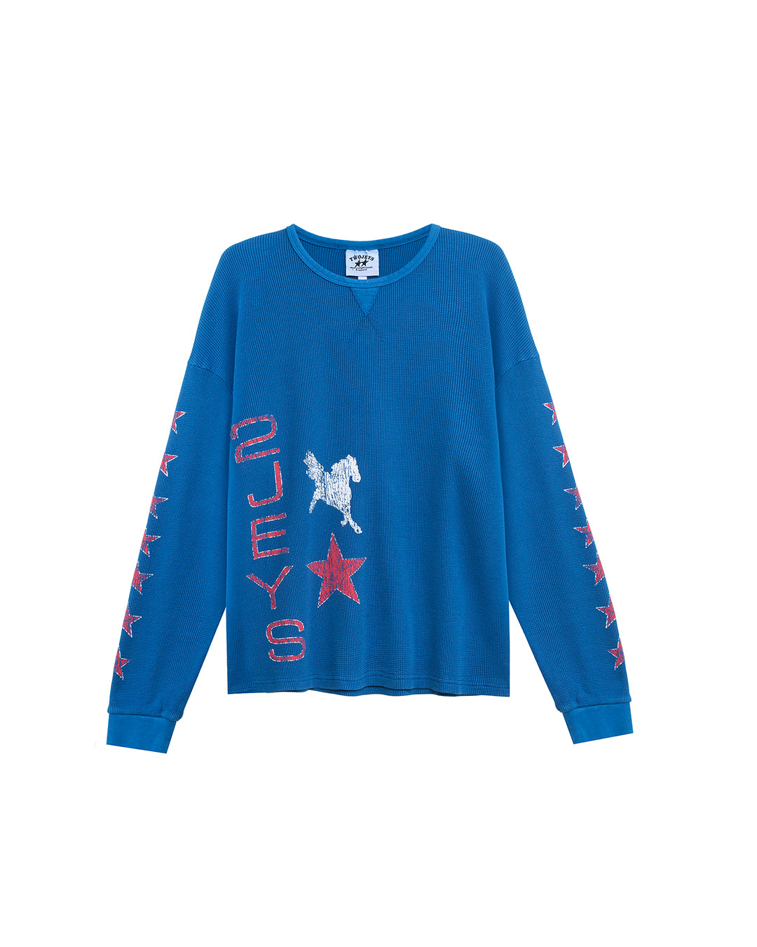 Sterling Waffle Longsleeve Navy – Twojeys