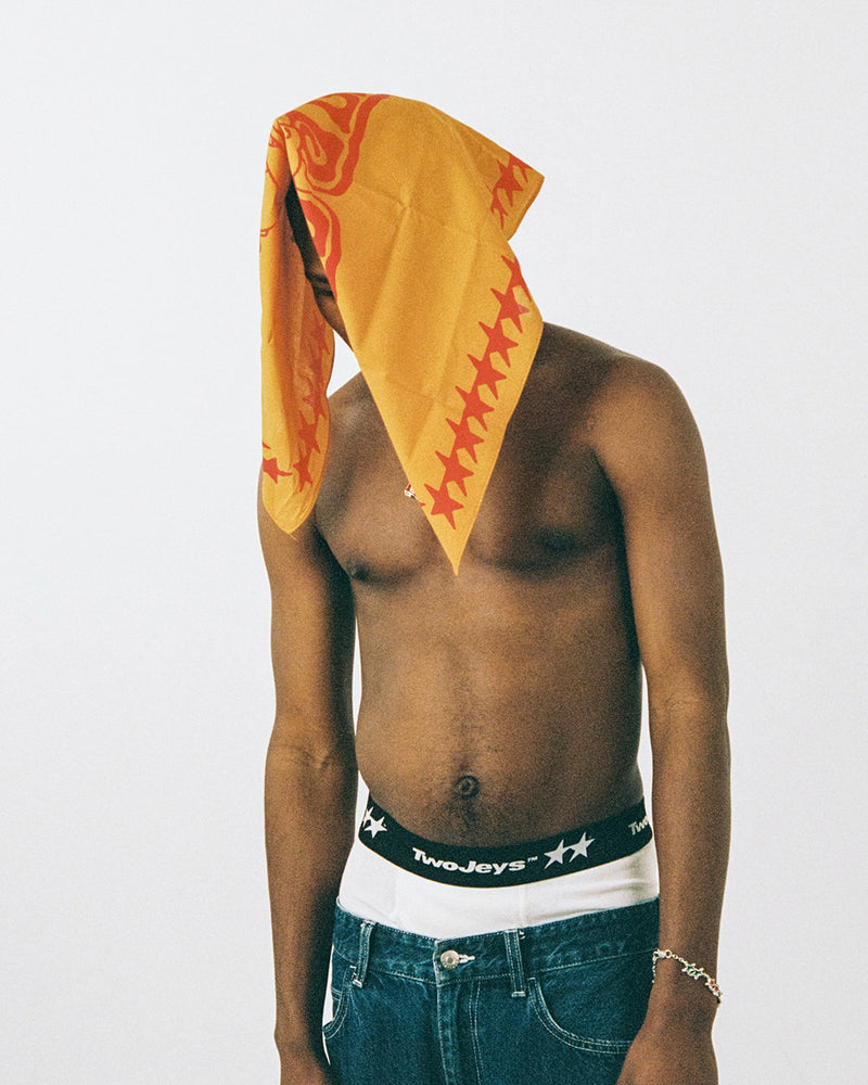 Orange Surf Rat Bandana