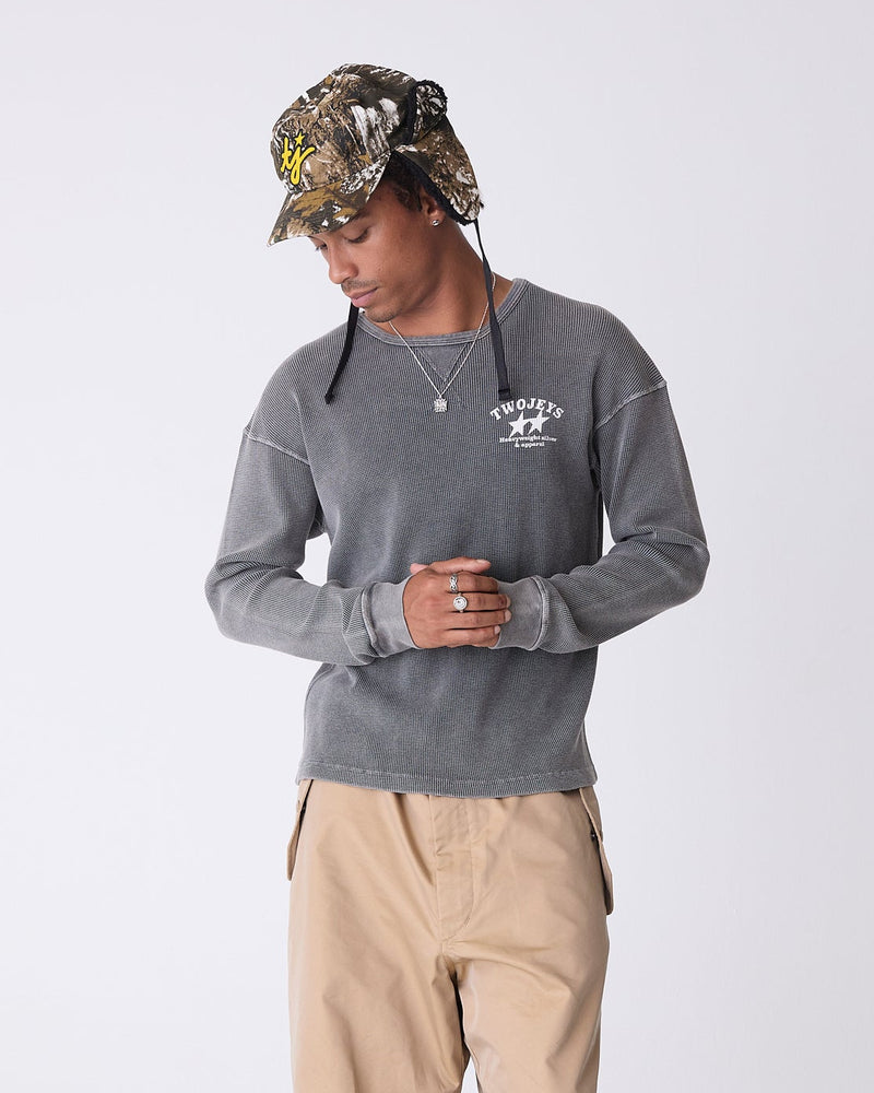 Antracita Basic Waffle Long Sleeve