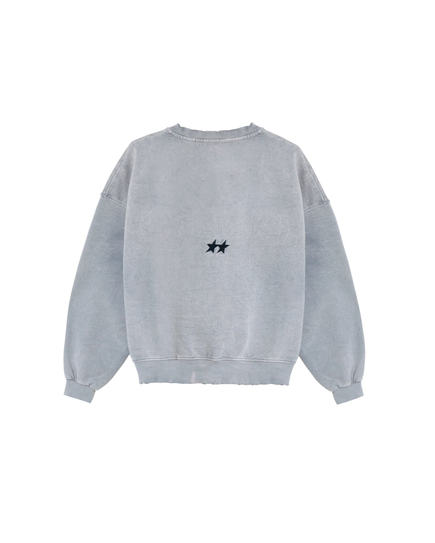 Icon Crewneck Acid Wash Grey