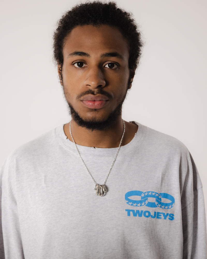 Melange Icon Chain Long Sleeve Tee