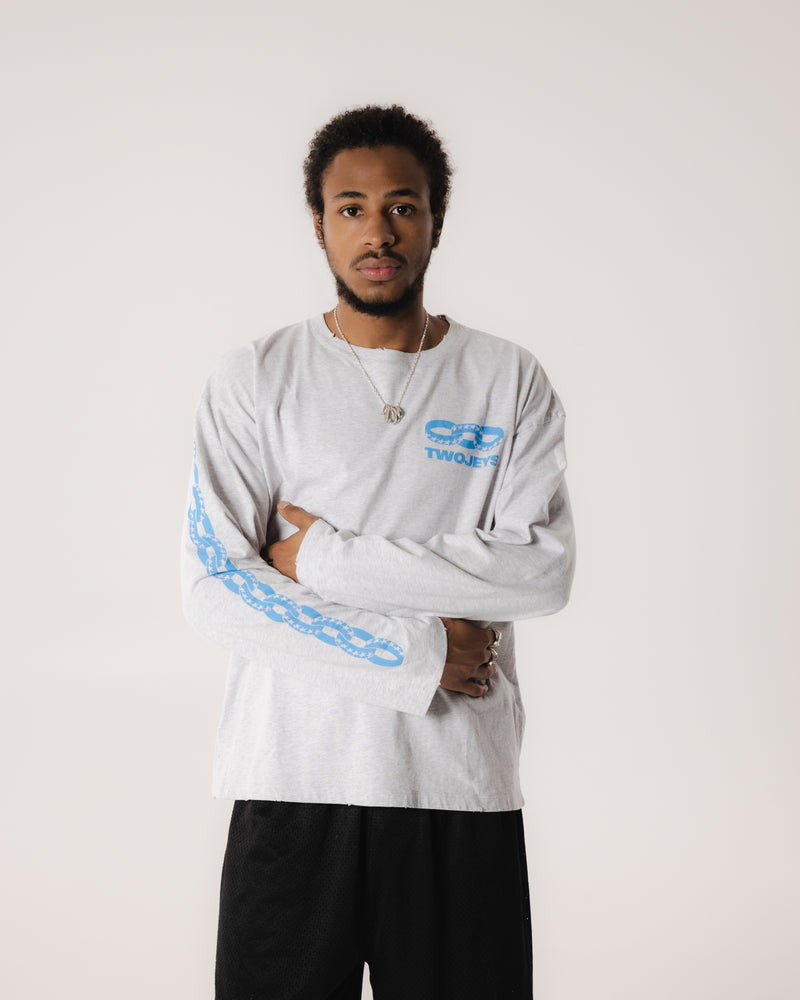Melange Icon Chain Long Sleeve Tee
