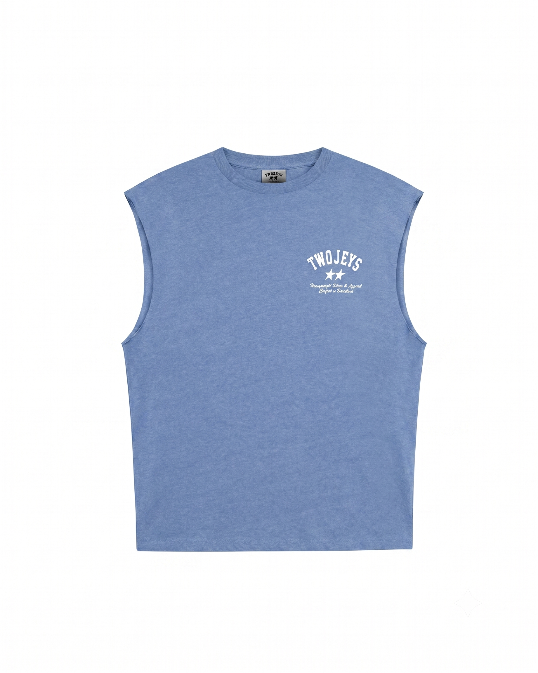 Basic TwoJeys dirty blue Sleeveless – Twojeys