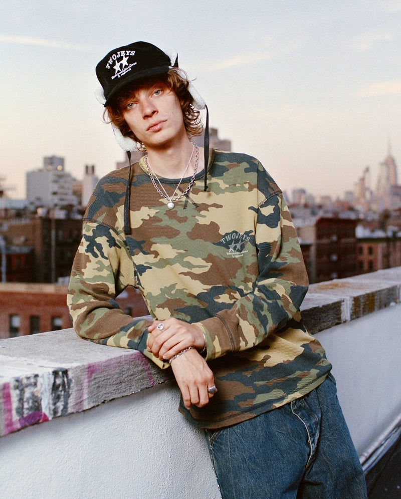 Woodland Basic Waffle Long Sleeve