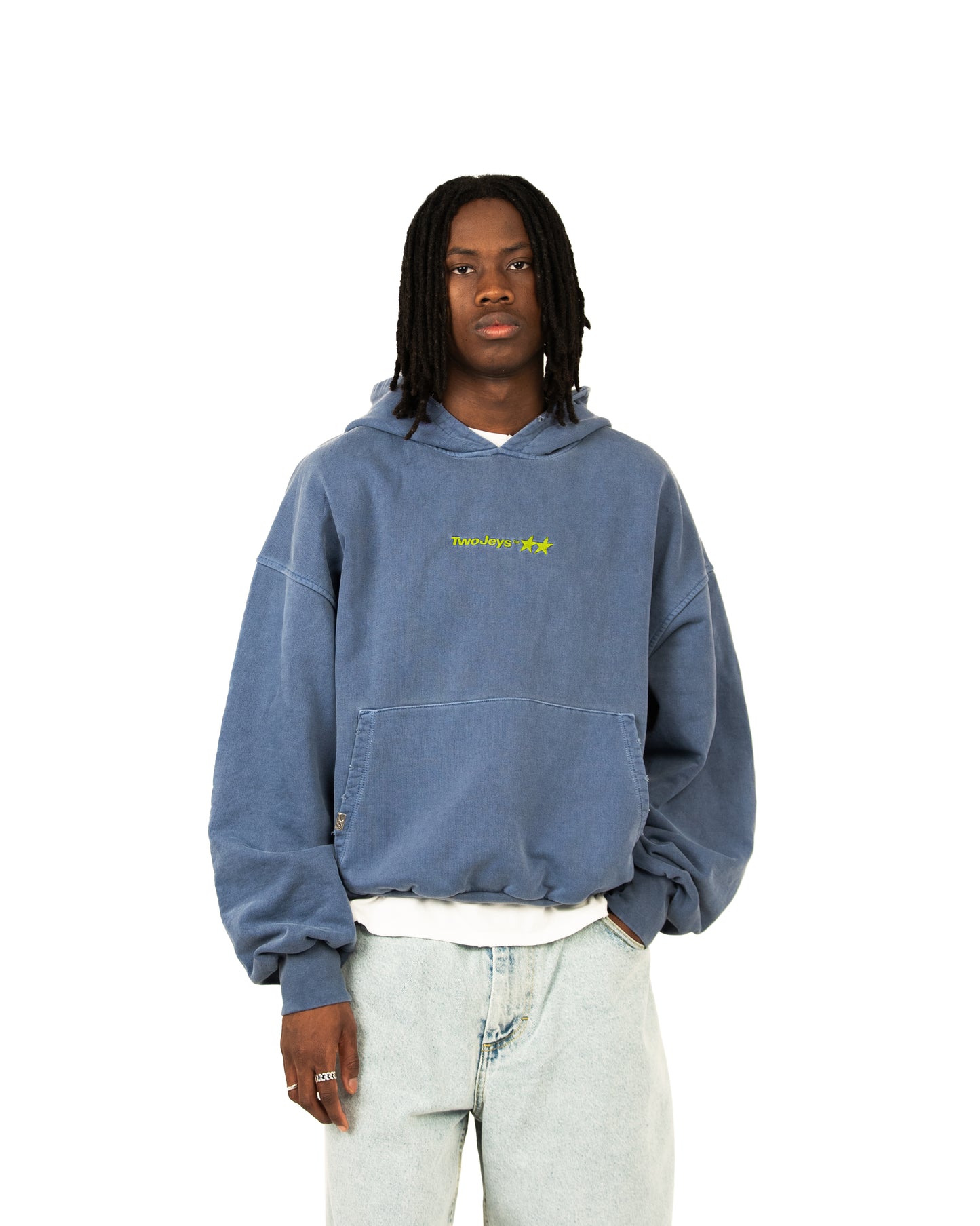 Icon Washed Blue Hoodie