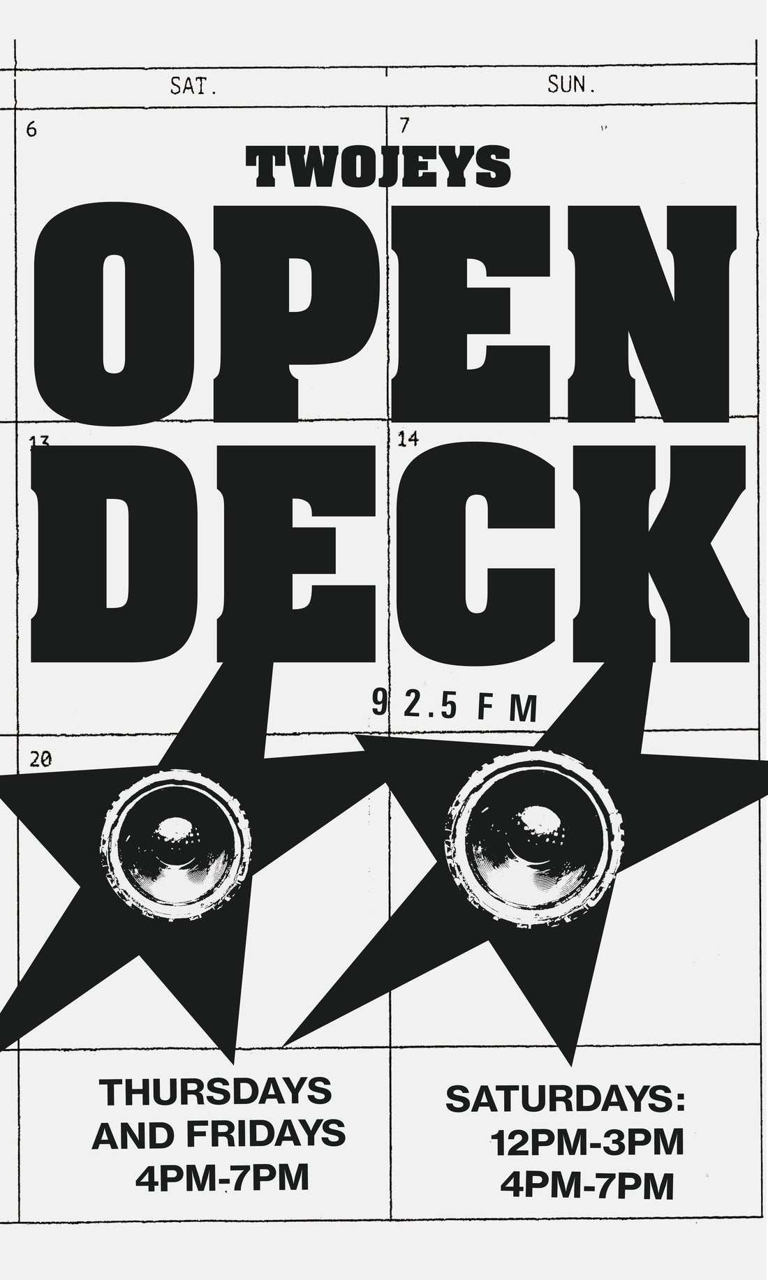 TWOJEYS 92.5FM – OPEN DECK