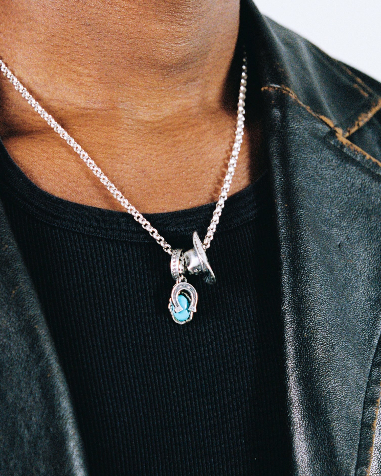 Hat Stone Necklace 