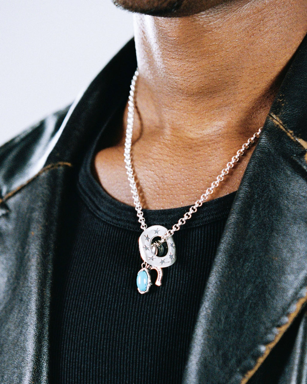 Hat Stone Necklace 