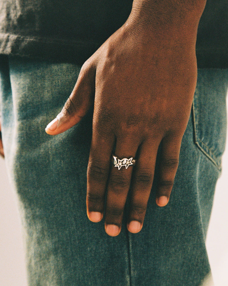 Tilted Icon Ring