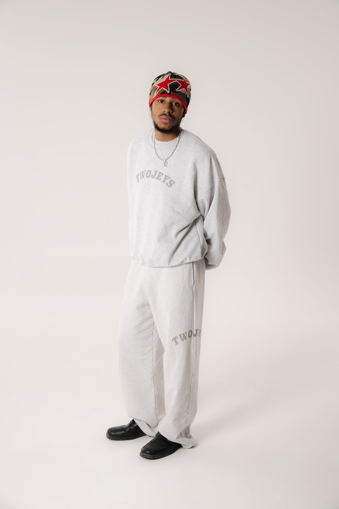 Melange Varsity Crewneck