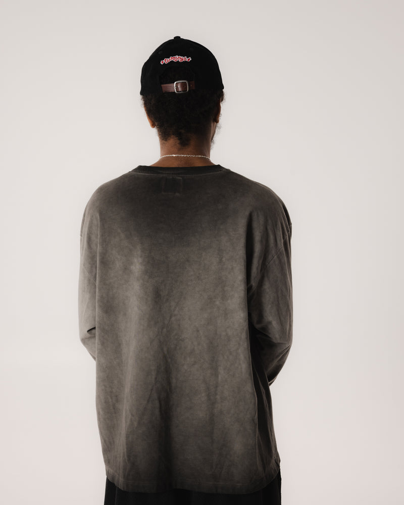 Black Icon Chain Long Sleeve Tee