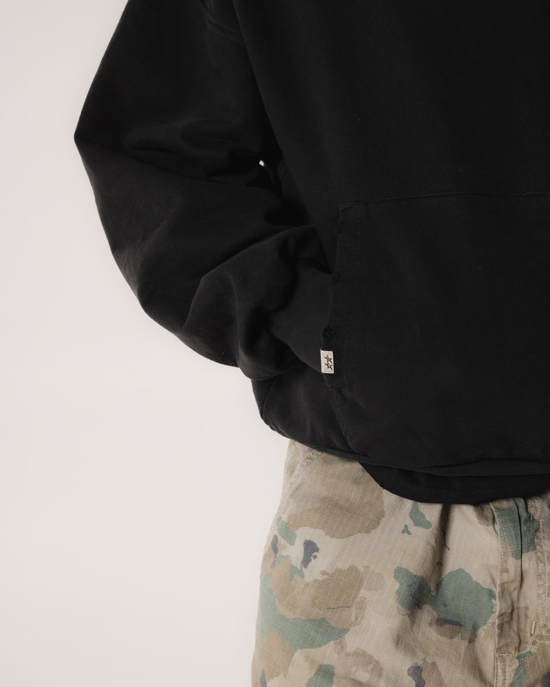 Stone Washed Black Icon Hoodie