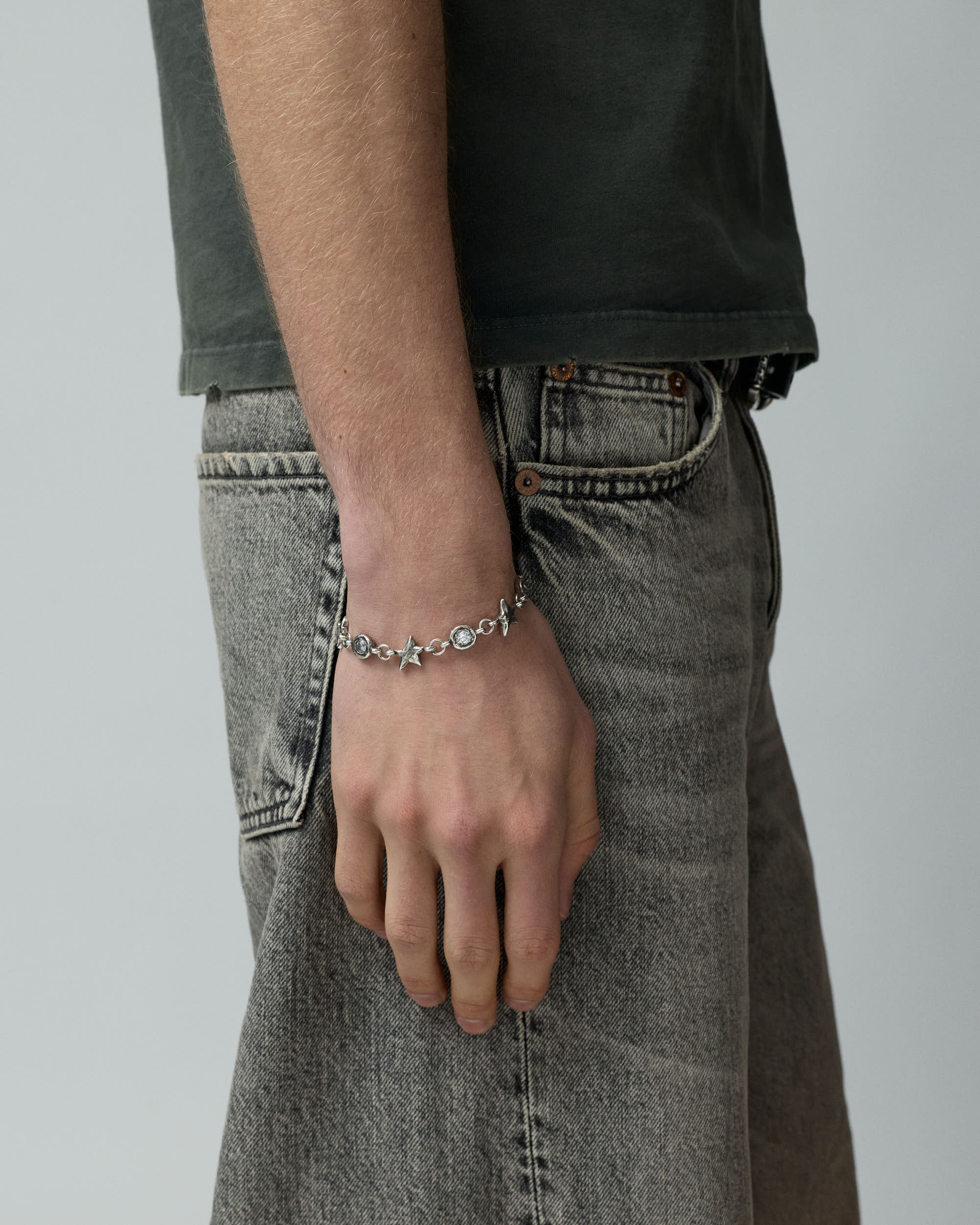 White Squadra Bracelet