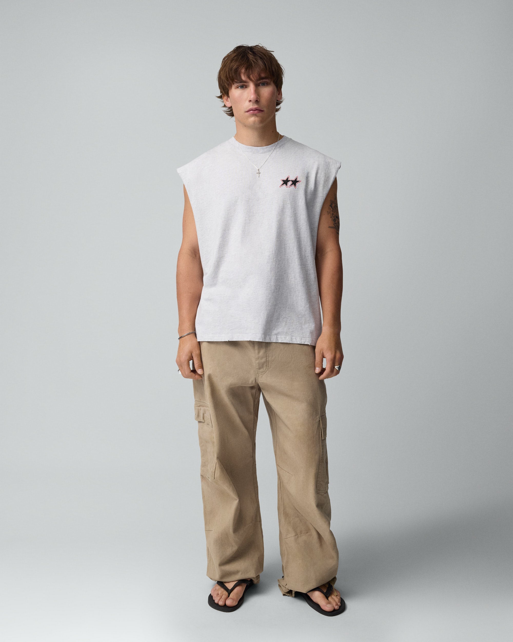 Twojeys Sleeveless Varsity Tee 1A