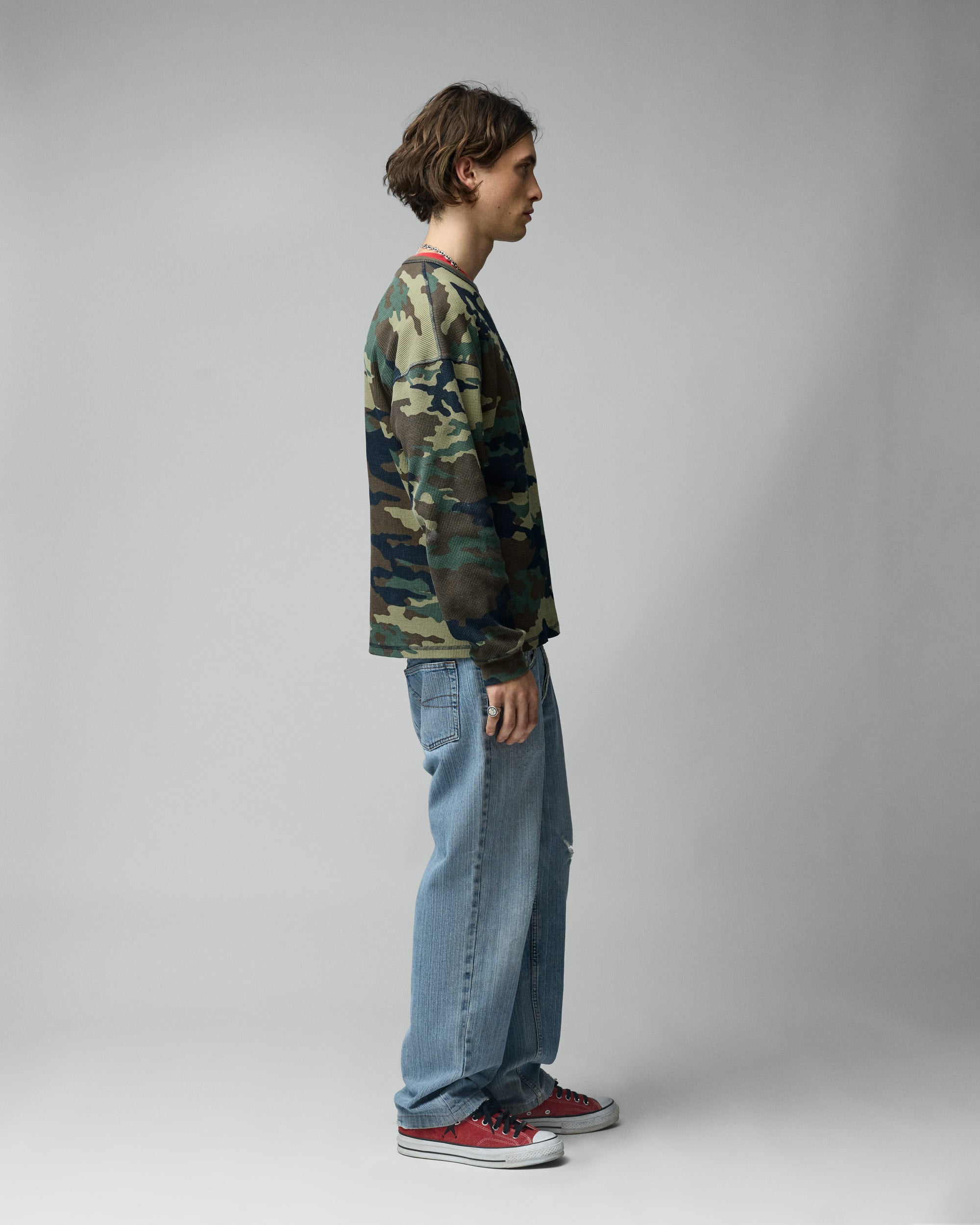 Woodland Basic Waffle Long Sleeve