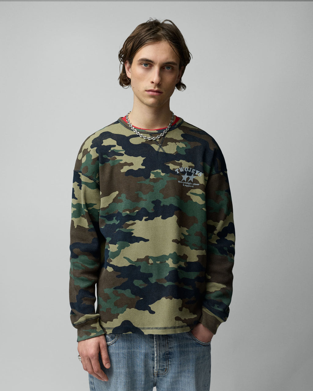 Woodland Basic Waffle Long Sleeve