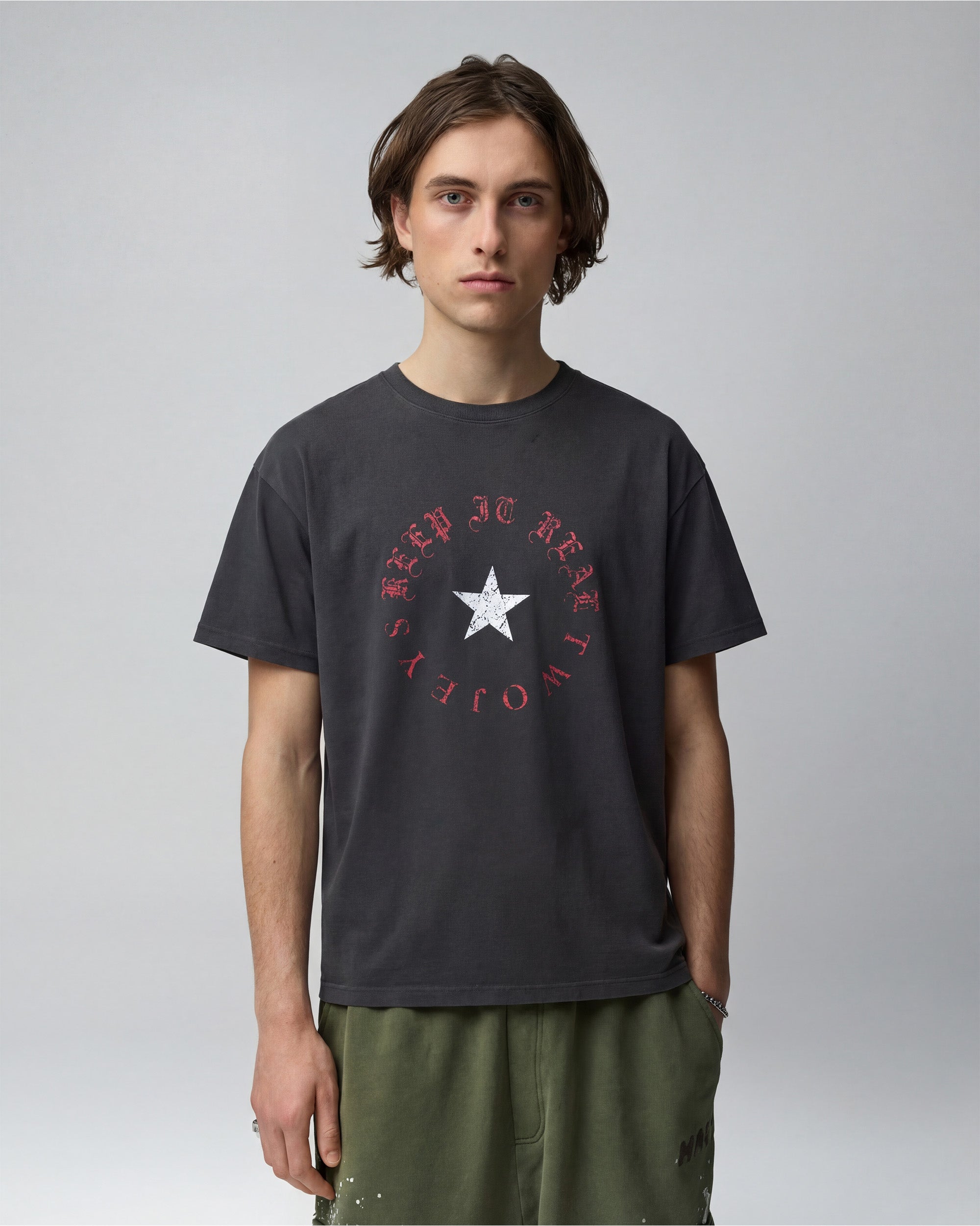 It' Alright Tシャツ Lサイズ Keep It Real Tee Ash – Twojeys