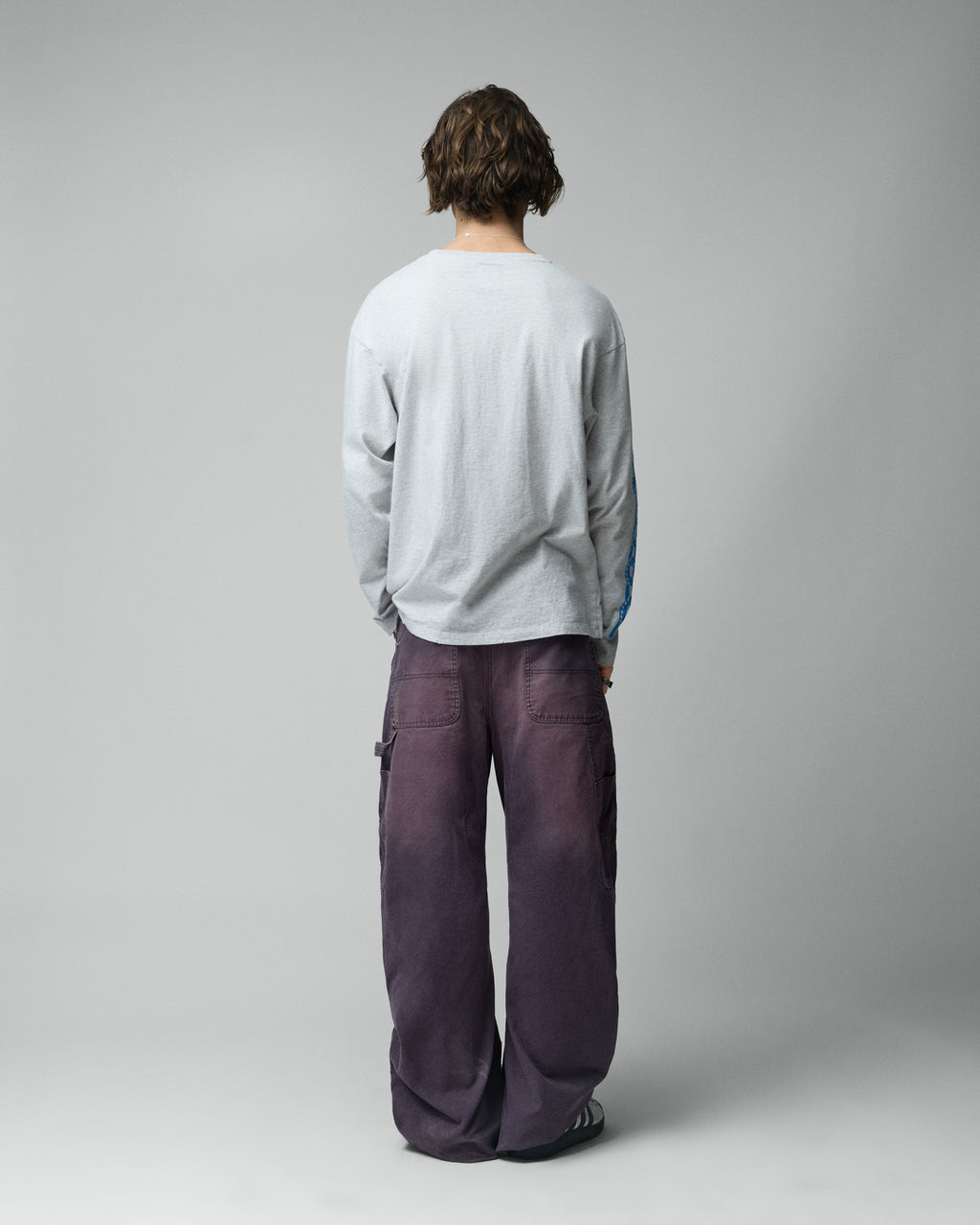 Melange Icon Chain Long Sleeve Tee