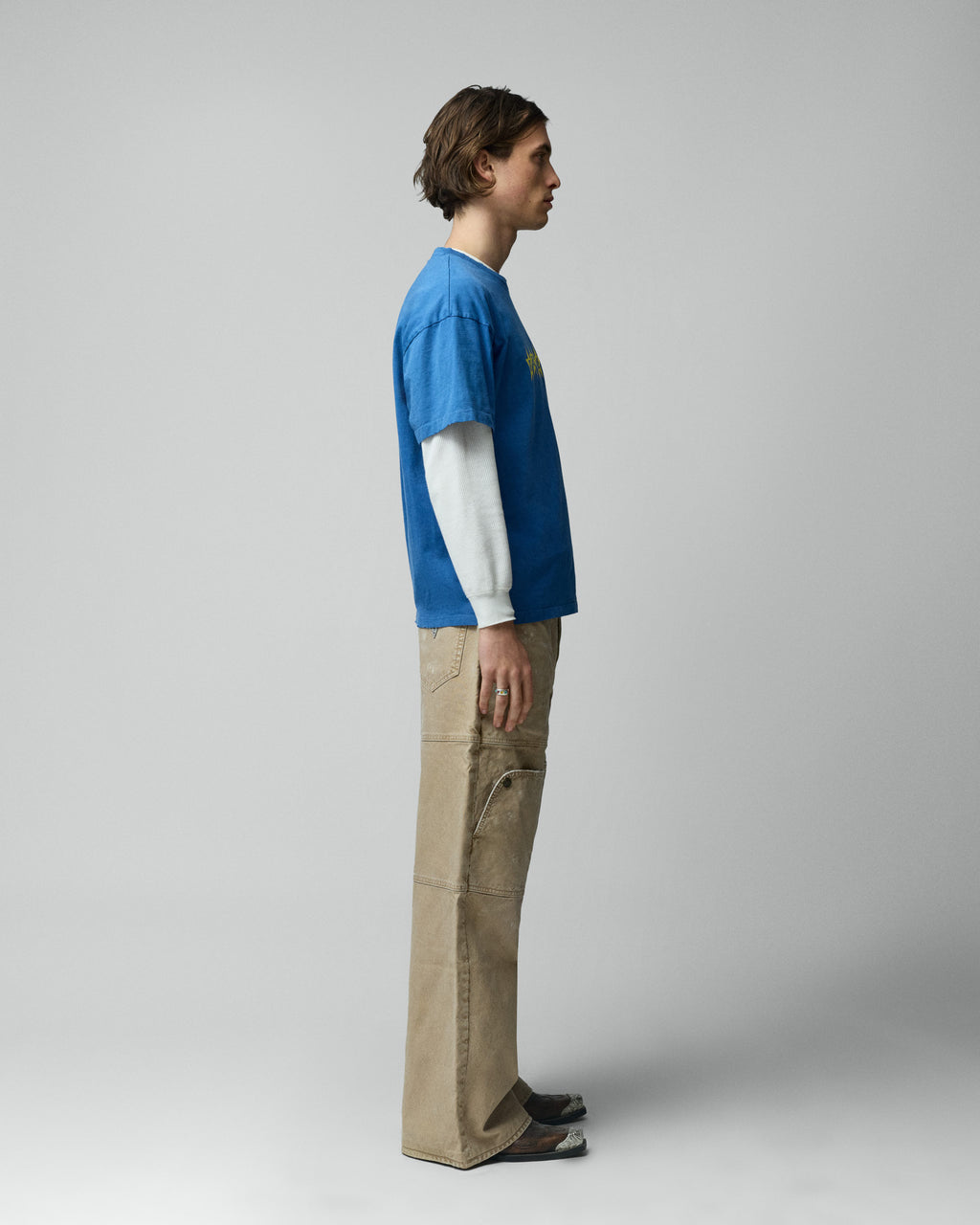 Blue Graphic Stars Tee