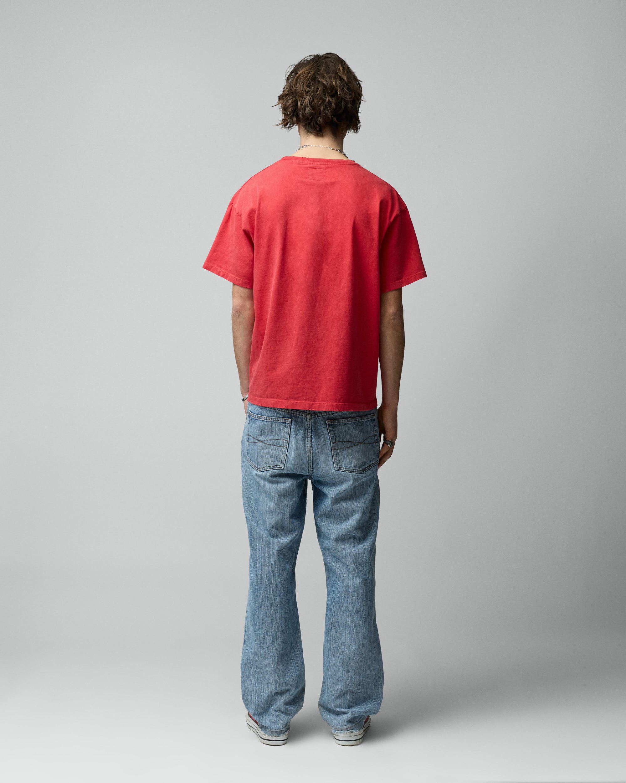 Red Graphic Stars Tee