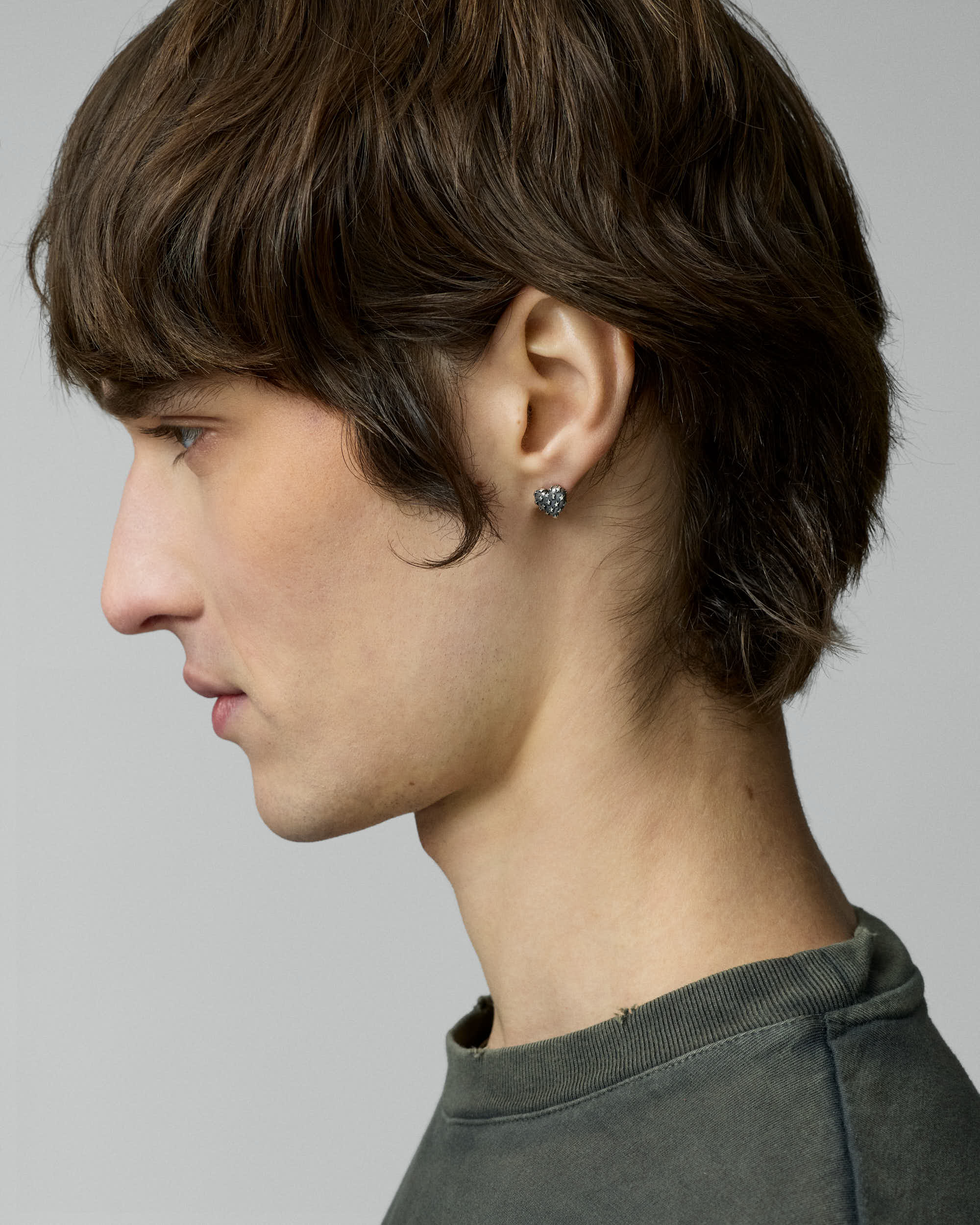 All-over Heart Earring