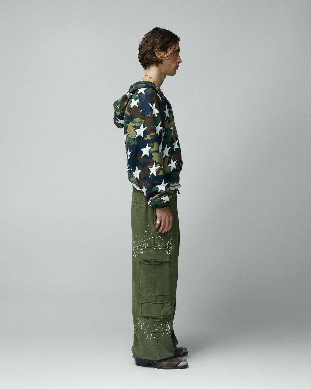 All-over Icon Full-zip Camo