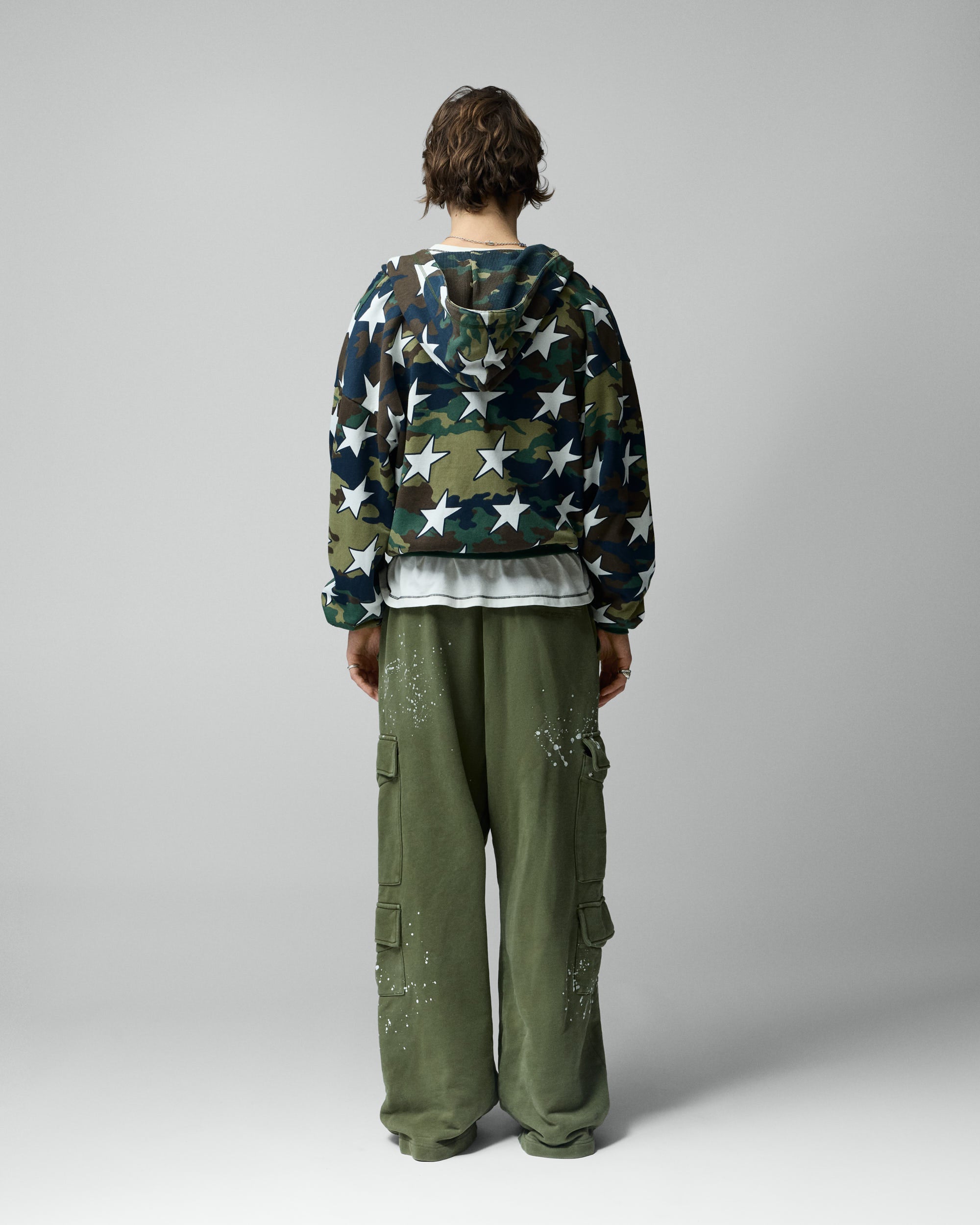 All-over Icon Full-zip Camo