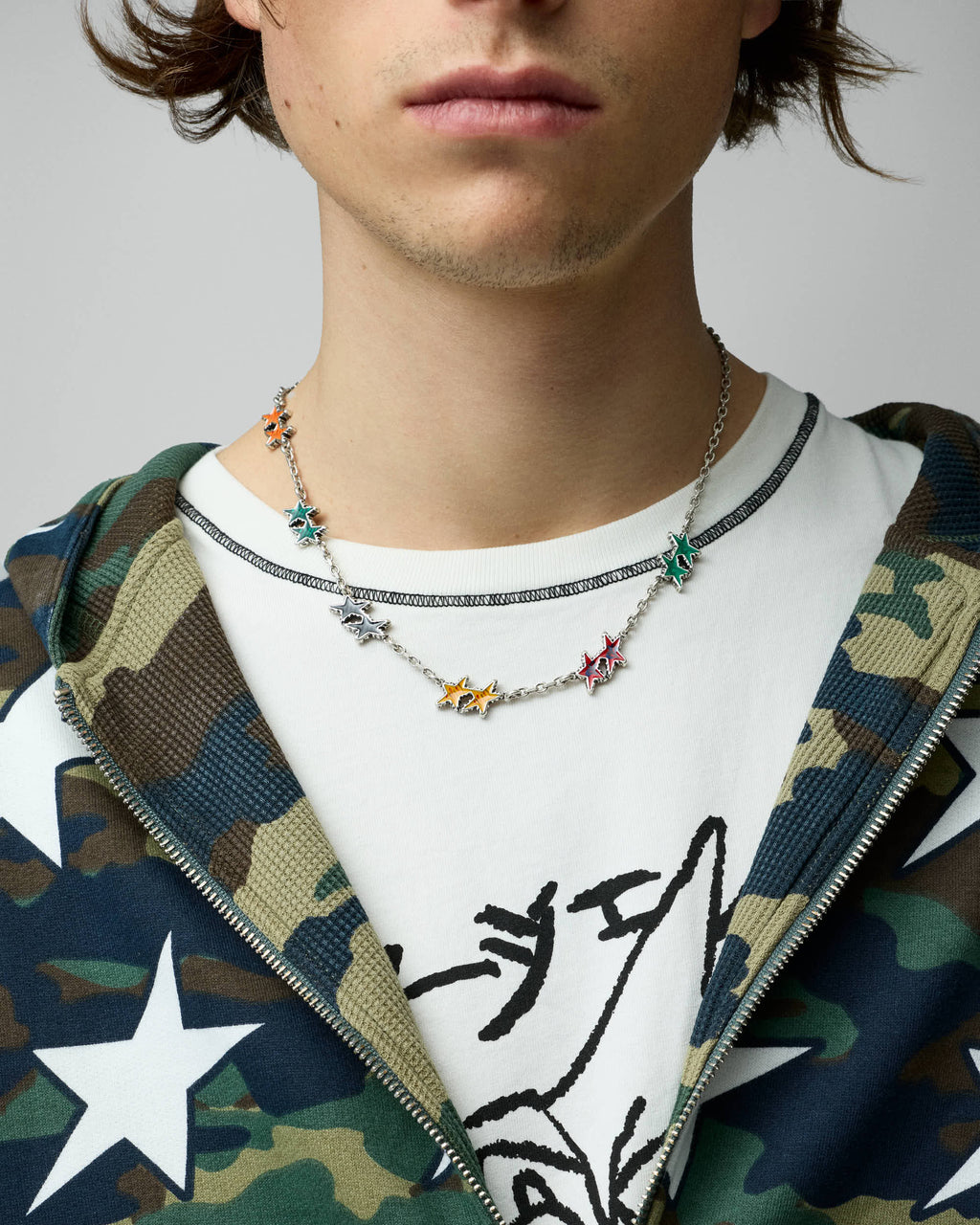All-over Icon Full-zip Camo