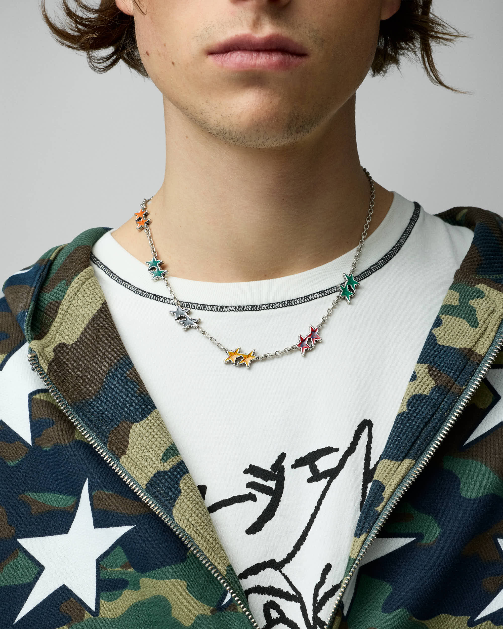 All-over Icon Full-zip Camo